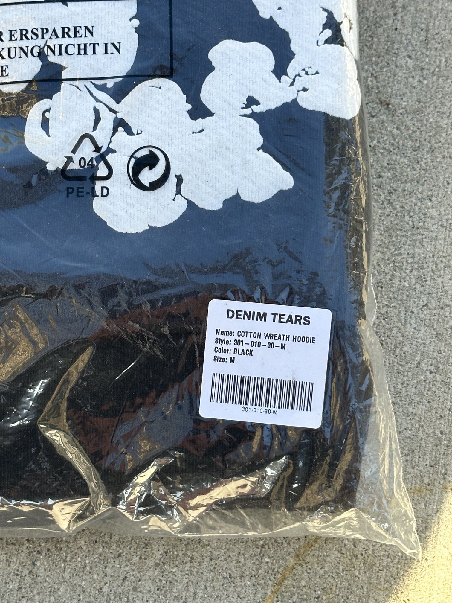 Denim Tears “Cotton Wreath” Hoodie - MEDIUM