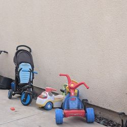 3 Toddler Ride On Toys