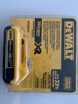 Dewalt XR Battery