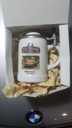BNIB BMW Limited Edition Beer Mugs Stein total of 14 available