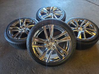 18inch lexus original wheels and tire for sale 5×114.3