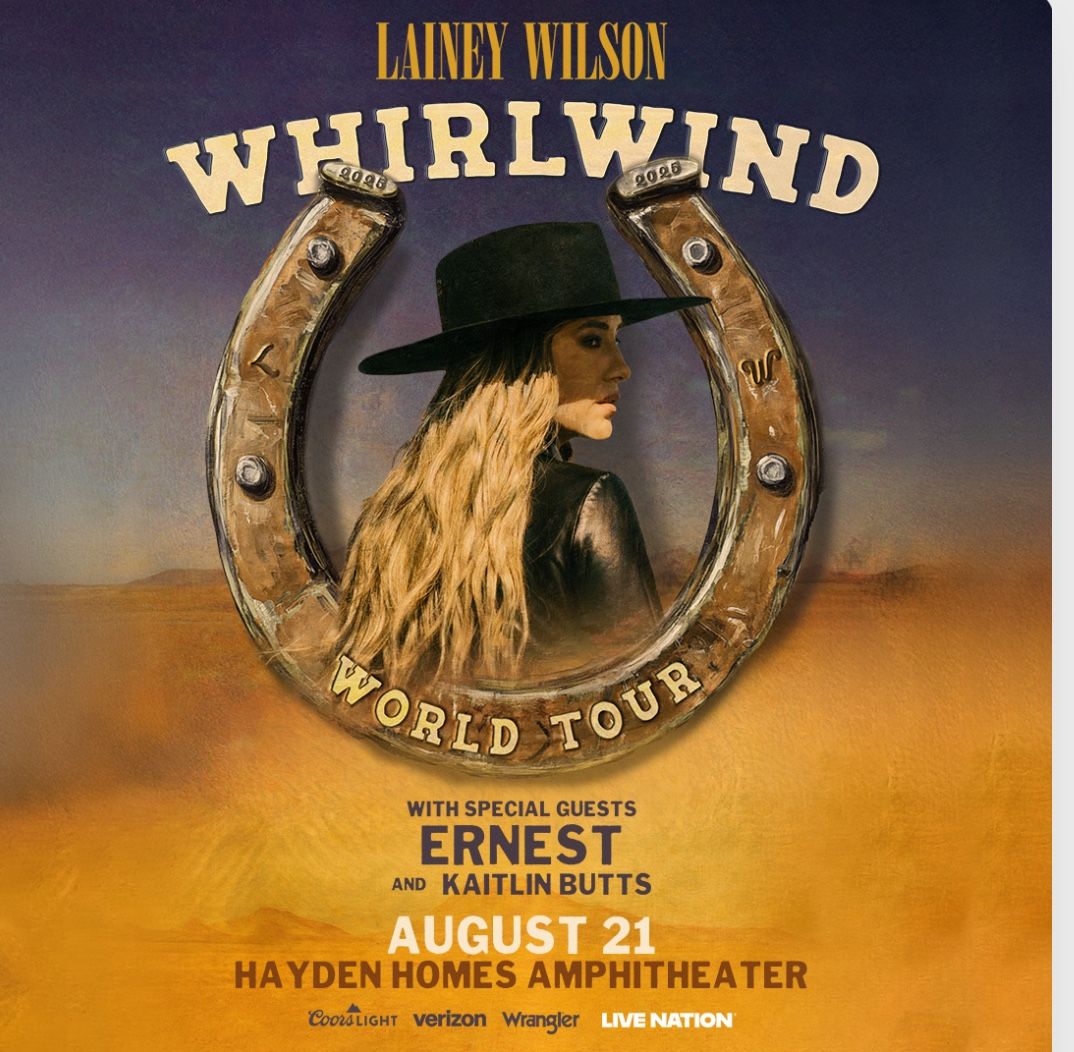 2 Tickets to Lainey Wilson