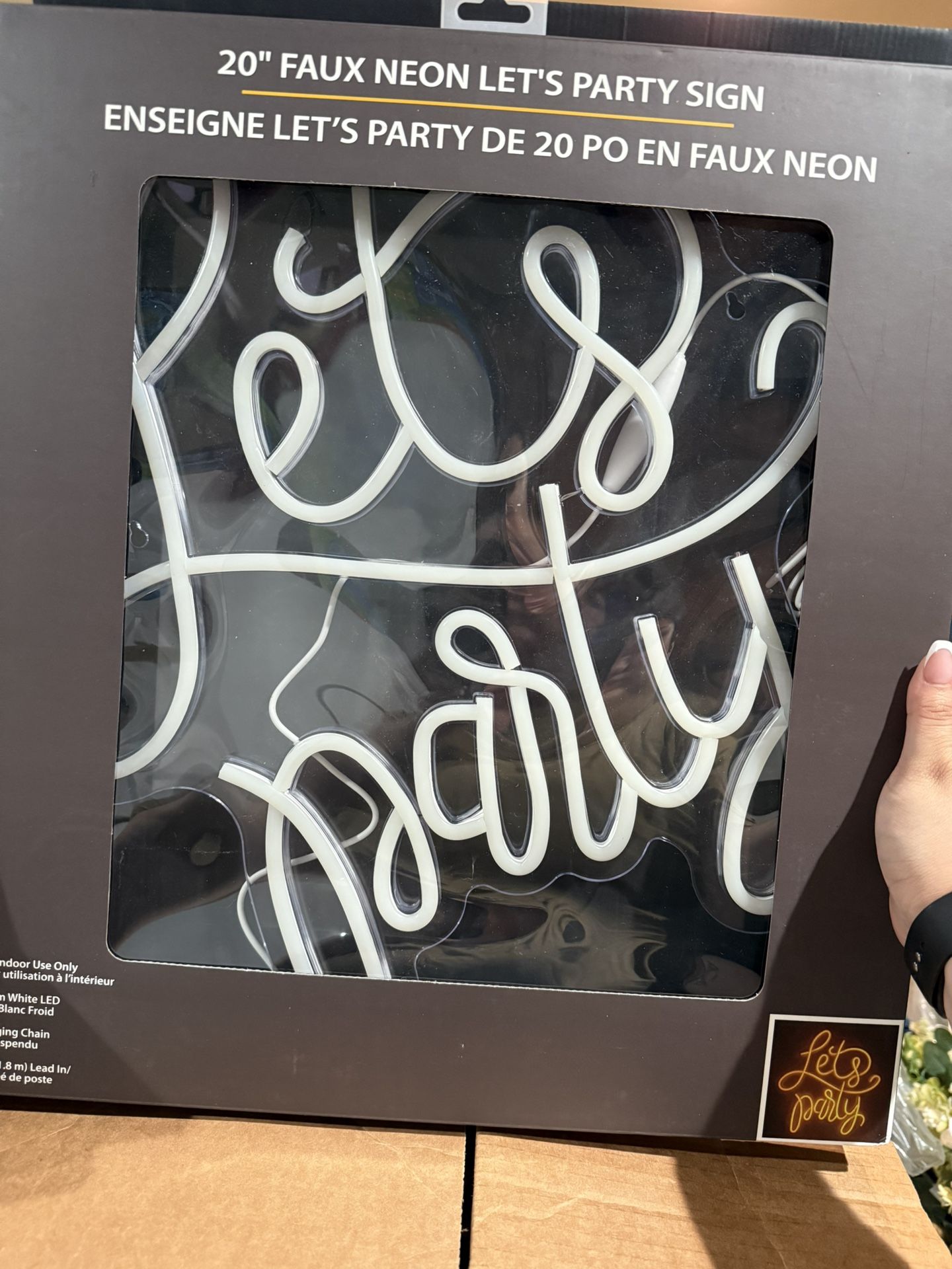 Let’s Party Neon Sign