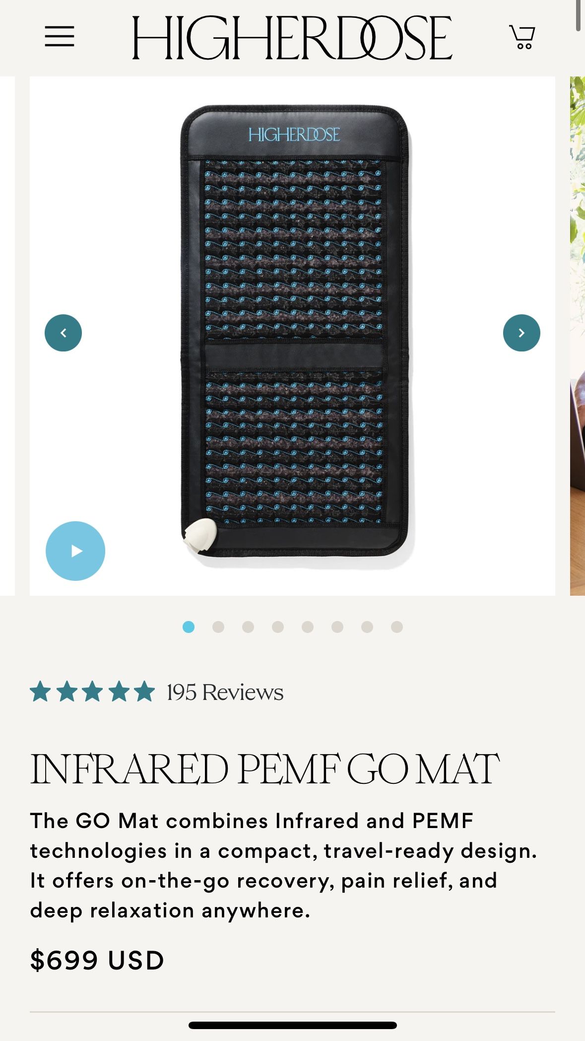 Higher Dose - INFRARED PEMF GO MAT