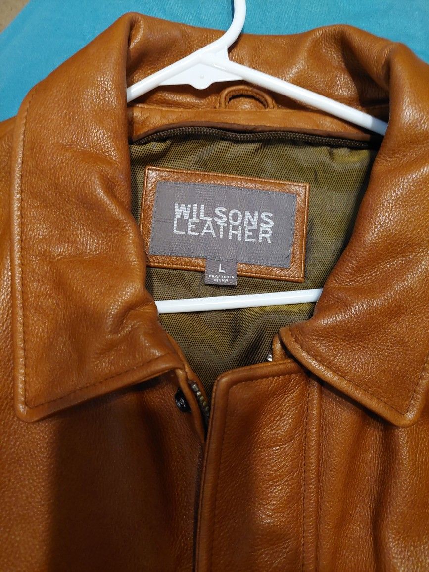 Mens Wilson Leather Jacket