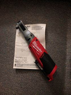 Milwaukee M12 FUEL 12-Volt Lithium-Ion Brushless Cordless 3/8 in. Ratchet (Tool-Only)