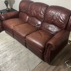 Leather couches
