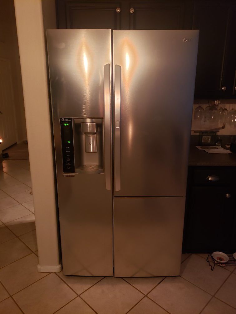 LG Stainless steel appliances