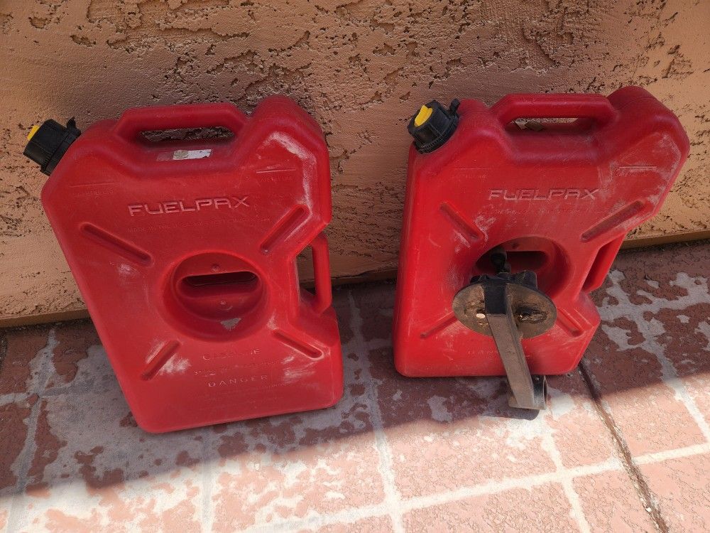 Red Gas Cans