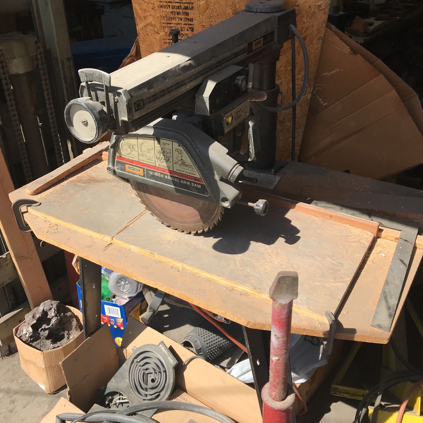 Craftsman commercial grade 12 inch radial arm saw for Sale in