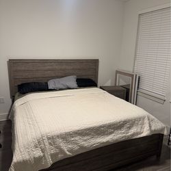 King bed frame & mattress for sale!