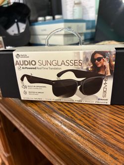 New unopened sun shades audio sunglasses