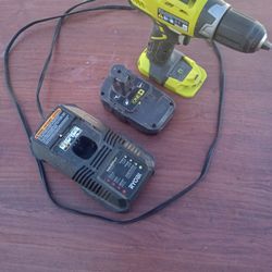 Ryobi Drill With Battery And Charger Like New
