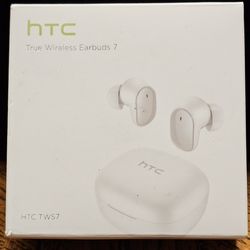 HTC TWS7 True Bluetooth Wireless Earbuds in-Ear Headphones - White