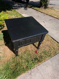 Black night stand $20
