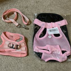 XS DOG HARNESS WITH LEASH INCLUDED & DOG CARRYING HARNESS 