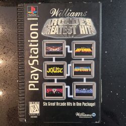 Playstation 1 Arcades Greatest Hits longbox complete