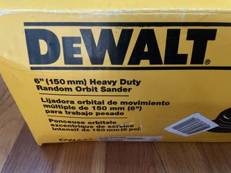 DeWalt 6" Heavy Duty Random Orbit Sander Floor
