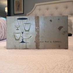 Vintage Libbey Hostess Set “Paul Revere” 9oz Dbl Old Fashioned Vintage Glasses