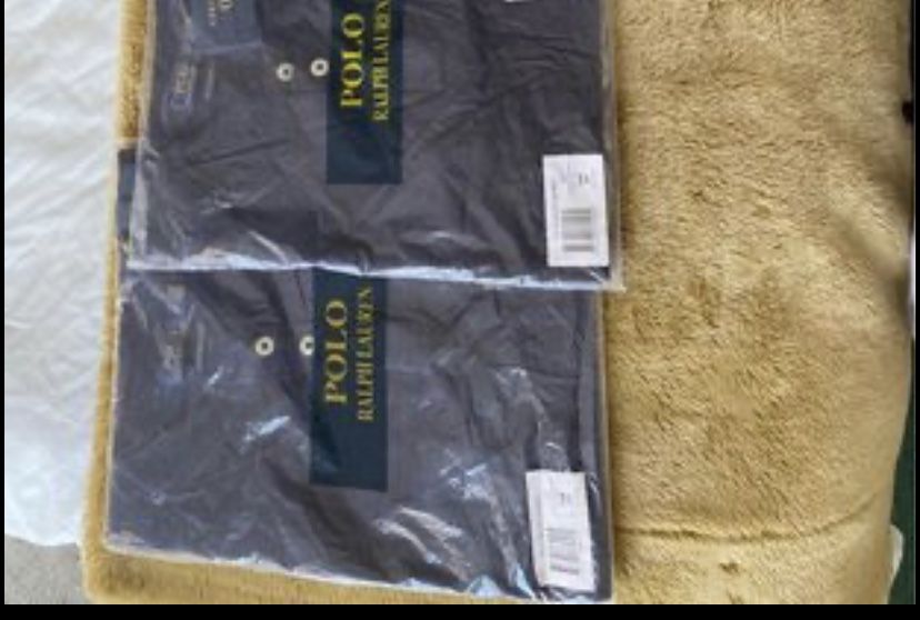 Mens Navy Blue Polo Shirts Size S 