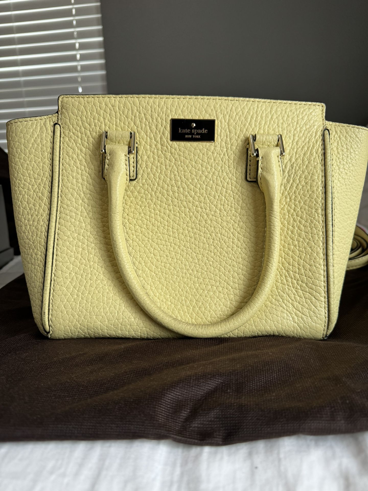 YELLOW KATE SPADE HANDBAG