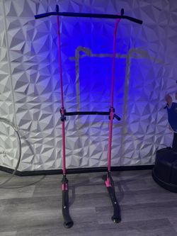Pink Pull Up Bar