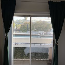 Green Velvet Curtains