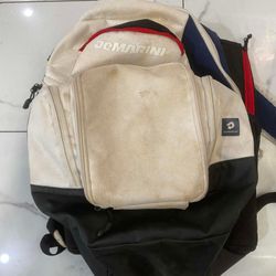 DeMarini Softball Baseball Backpack Equipment Bag Red White Blue
