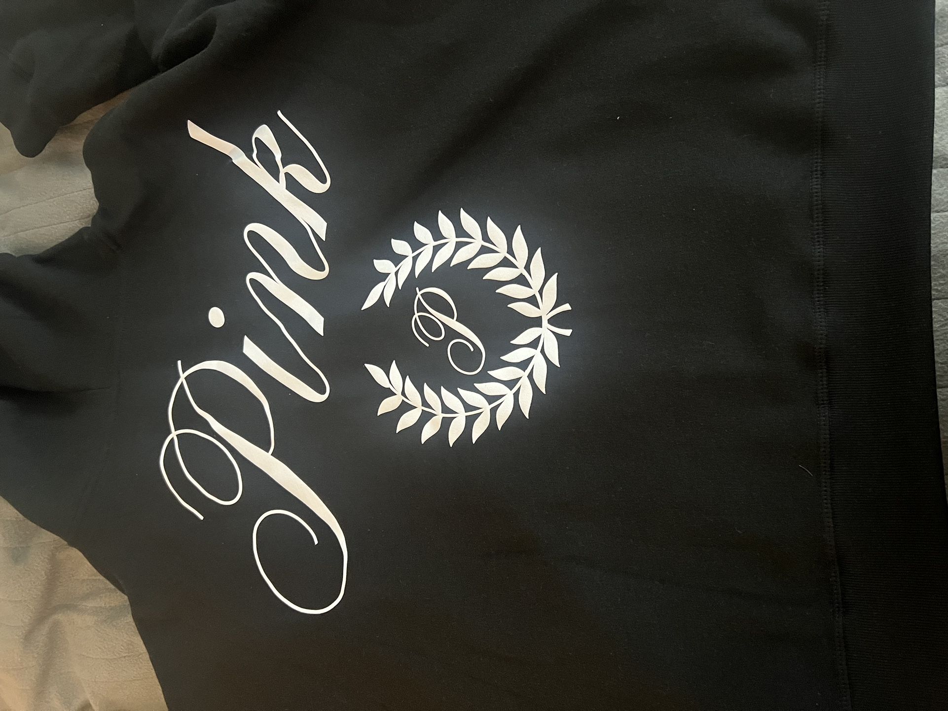 Victoria Secrets Pink Sweatshirt-Black