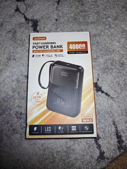 JoySmart WA3 40000mAh 22.5W Fast Charging Power Bank Built-in Cables LED