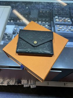 Louis Vuitton Victorine Wallet – Black Empreinte Leather – Authentic 🖤