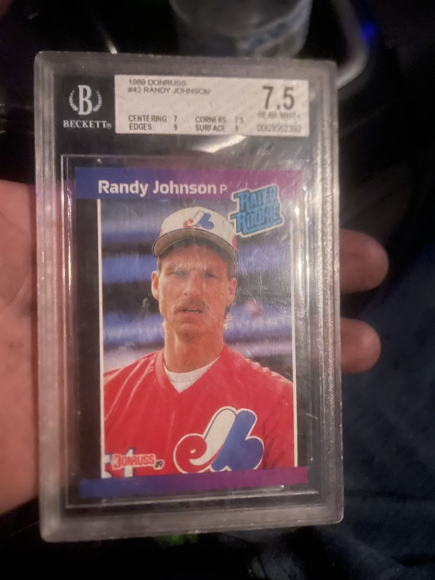 Graded Randy Johnson Baseball Card