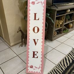 Love, sign decor. Read description for details and location.