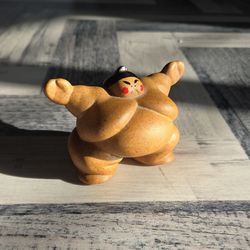 Sumo Wrestler Ceramic Figurine