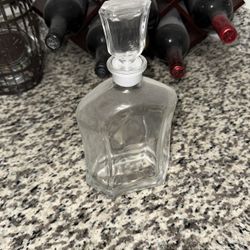 Glass Decanter.