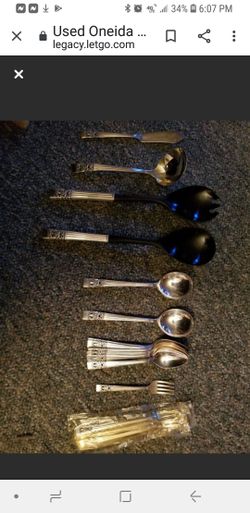 Oneida "Coronation" Stainless Tableware 16 Pc