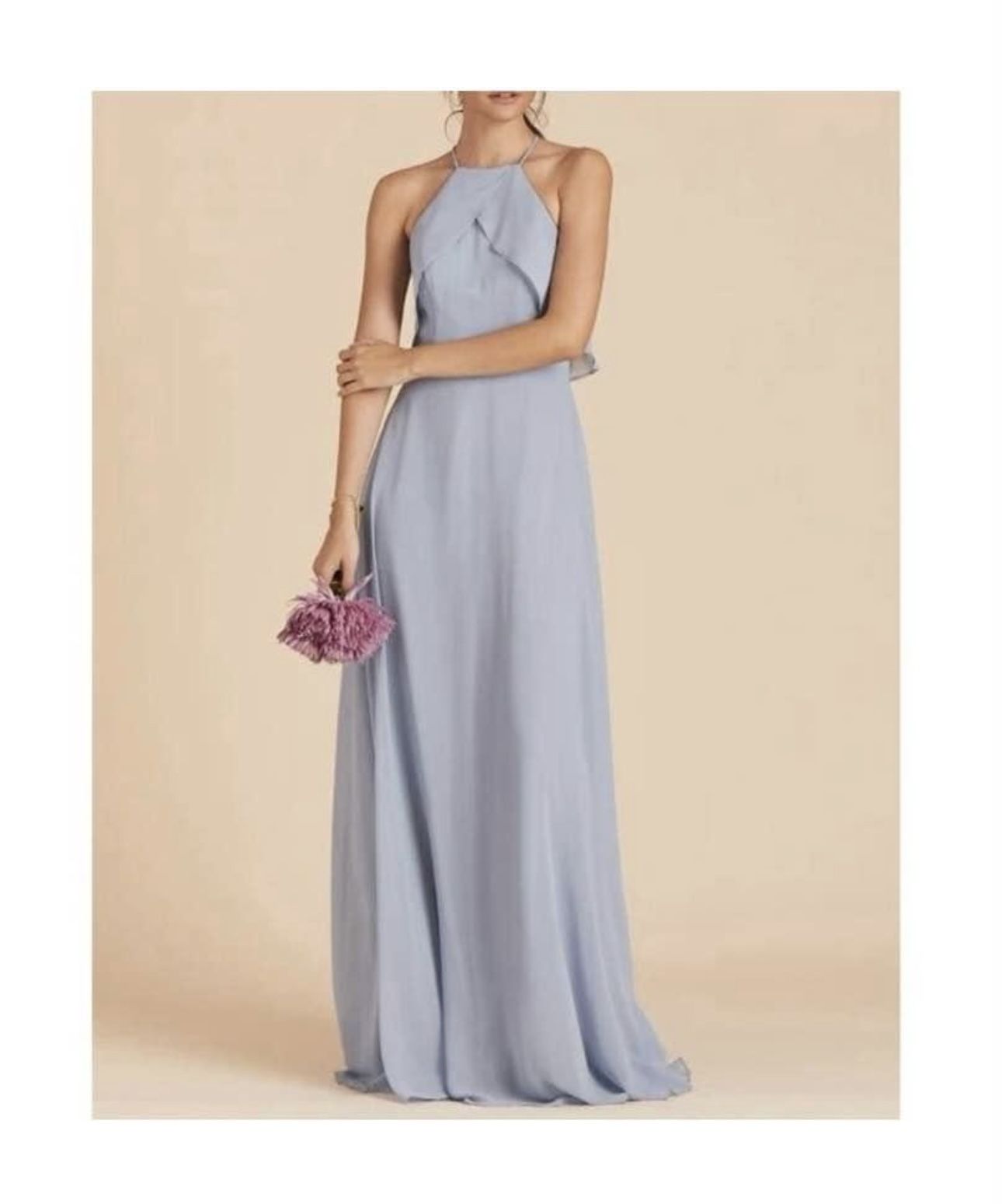 Dusty Blue Bridesmaid Dress XL Birdy Grey