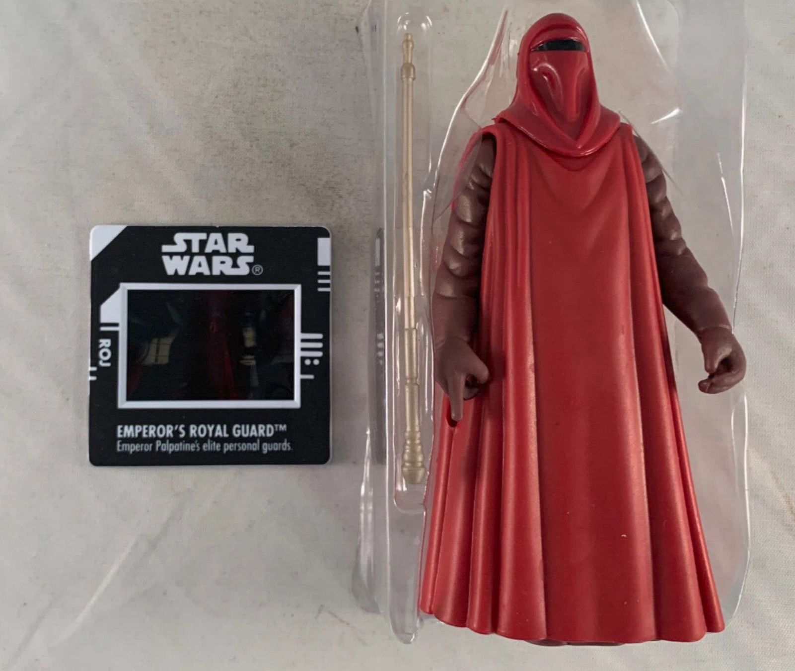 Star Wars Power of The Force Emperors Royal Guard 1997 Kenner Green Card Figure