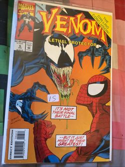 Marvel Comics Venom: Lethal Protector #6 (1993) Venom/Spider-Man Michelinie