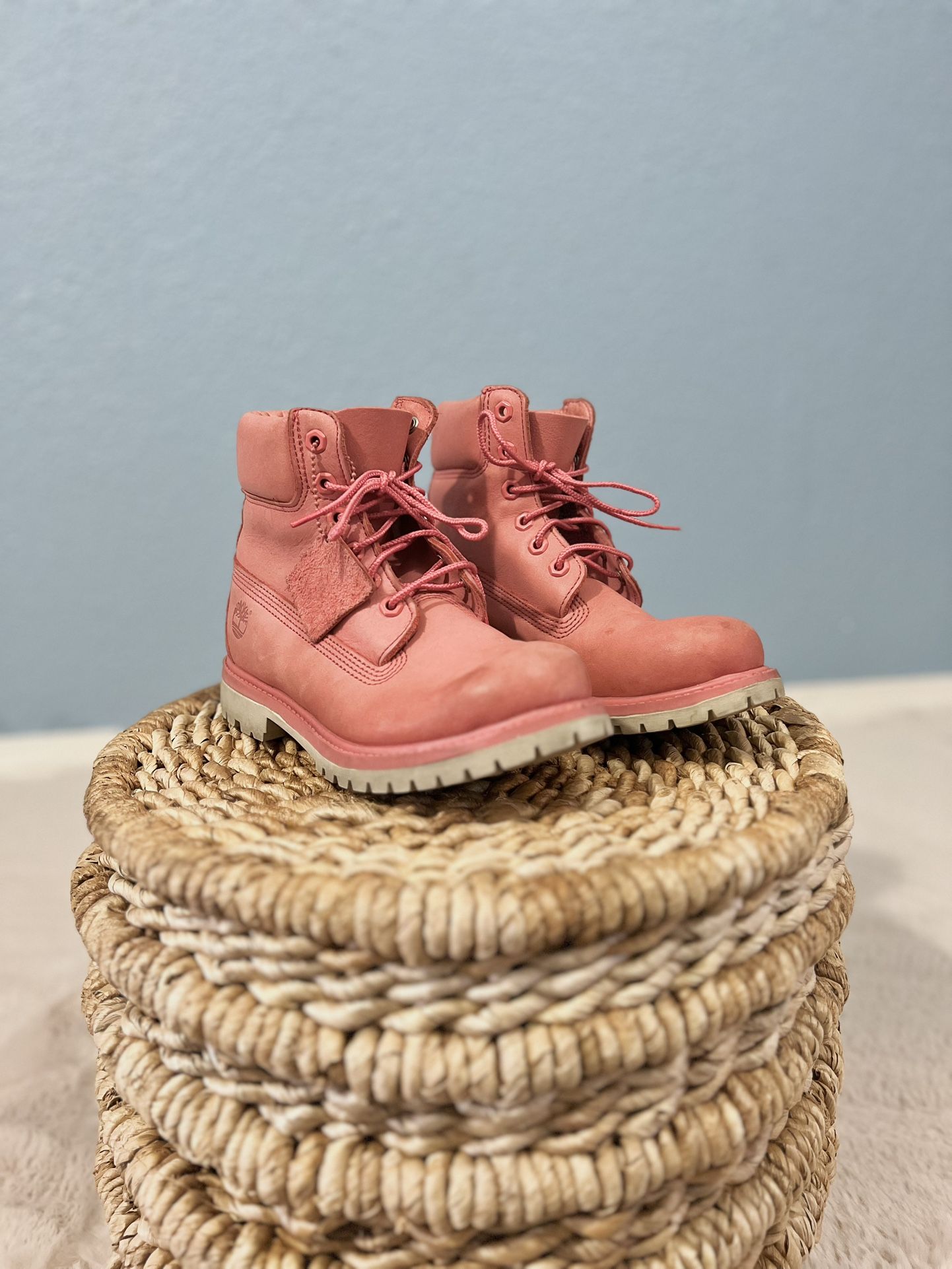 Woman Timberland Pink/Peach Boots 