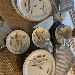 Vintage Dining Dishes Set