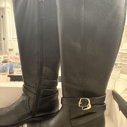 Women's Black Leather Boots