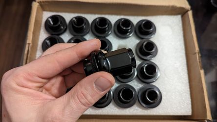 Veritek Performance M14x1.5 Black Lug Nut Set