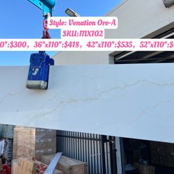 MAX Quartz & Countertop:MX102:Venation Oro-A
