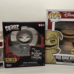 Nightmare Before Christmas Funko POP Hot Topic Exclusive Box