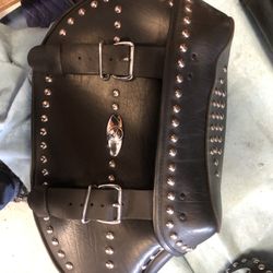Heritage Softail Leather Saddle Bags And Seats