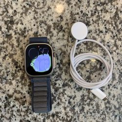 Apple Watch Ultra 2 GPS + Cellular Unlocked 49mm Case Titanium Very Good Condition 95% Battery Health With Charger 