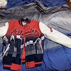 Atlanta Braves Limited Edition Letterman Jacket Size Small 
