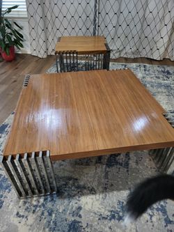 Coffee Table Set Of 2 . STURDY from NFM