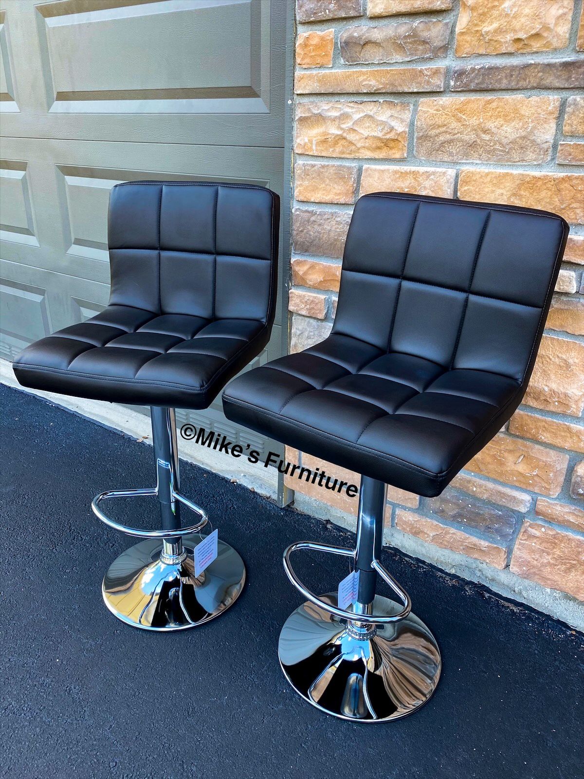 New Adjustable Bar Stools (3 Colors Available ) Black White Gray